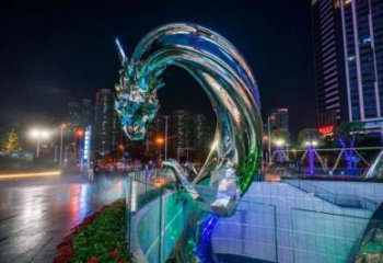 水龍動(dòng)物雕塑廠家，吐水類型 不銹鋼水龍雕塑生產(chǎn)廠家
