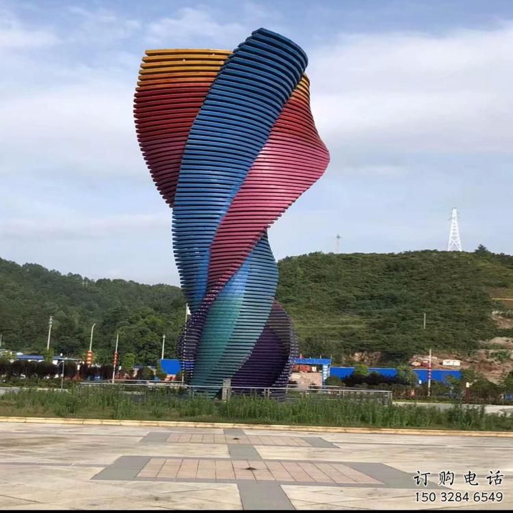 螺旋樹(shù)雕塑廠家 異形園林不銹鋼雕塑