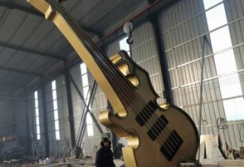 大提琴雕塑廠家 民族樂(lè)器風(fēng)情 大型大提琴雕塑