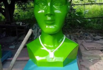人頭雕塑廠(chǎng)家 現(xiàn)代人物擺件 不銹鋼現(xiàn)代人頭雕塑