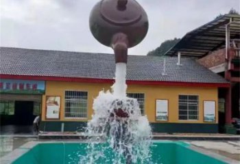 懸空天壺雕塑廠(chǎng)家 流水懸空天壺雕塑制作