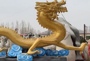 龍雕塑 噴漆彩繪動(dòng)物雕塑 戶外不銹鋼龍雕塑廠家
