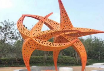 切面海星雕塑 噴漆海洋擺件 廣場風(fēng)景區(qū)海星雕塑廠家