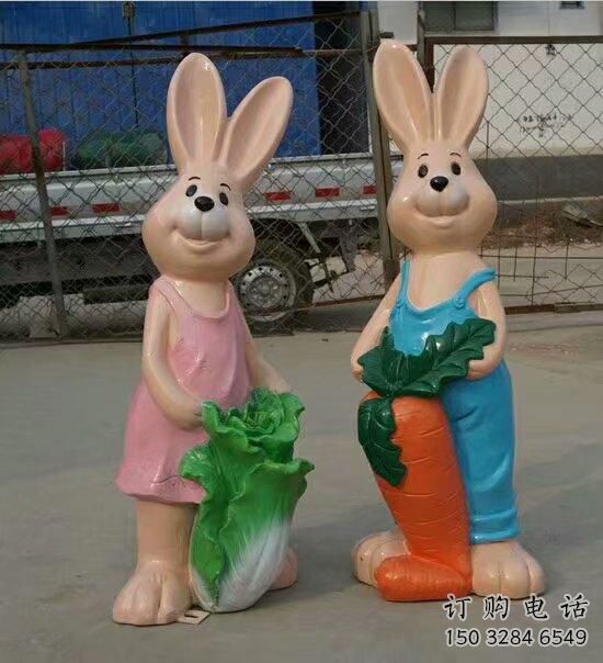 幼兒園兔子雕塑廠家 卡通噴漆小品 室內(nèi)異形兔子雕塑 幼兒園兔子雕塑廠家 卡通噴漆小品 室內(nèi)異形兔子雕塑