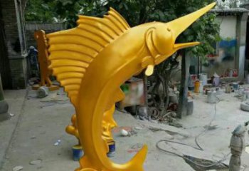 戶(hù)外魚(yú)兒雕塑廠家 海洋賓館小品 酒店仿真魚(yú)兒雕塑