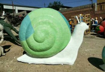 公園蝸牛雕塑廠家 中式卡通小品 風景區(qū)仿真蝸牛雕塑