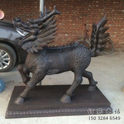 賓館獨(dú)角獸雕塑廠(chǎng)家 歐式仿真小品 村口噴漆獨(dú)角獸雕塑