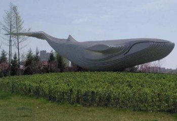 步行街金魚(yú)雕塑廠家 創(chuàng)意抽象擺件 戶外切面金魚(yú)雕塑