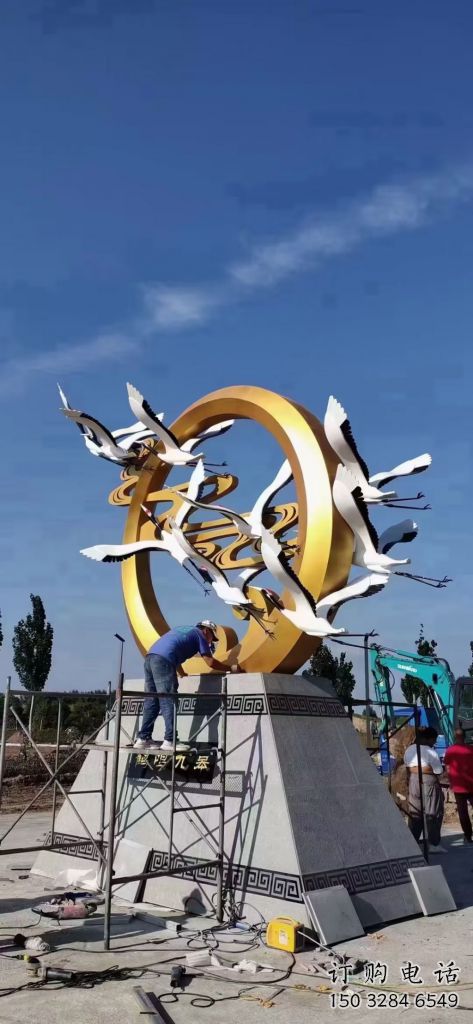 剪影飛燕雕塑廠(chǎng)家 大型廣場(chǎng)擺件 步行街異形飛燕雕塑