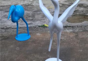 公園雀鳥雕塑廠家 中式烤漆小品 風景區(qū)仿真雀鳥雕塑