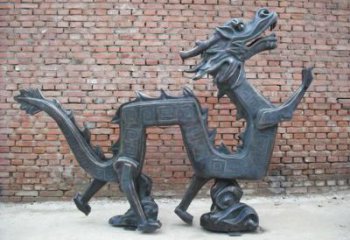 現(xiàn)代臥龍雕塑廠家 創(chuàng)意鑄造小品 室內異形臥龍雕塑