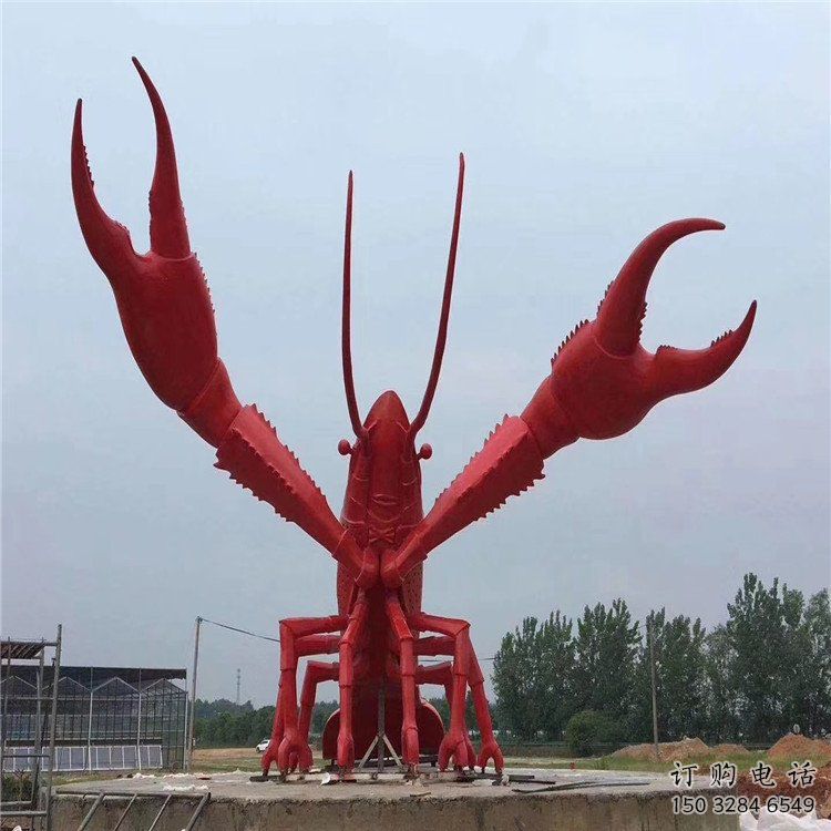 抽象大蝦雕塑廠家 創(chuàng)意村口擺件 大型彩繪大蝦雕塑 抽象大蝦雕塑廠家 創(chuàng)意村口擺件 大型彩繪大蝦雕塑