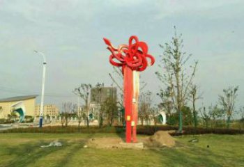 戶(hù)外中國(guó)結(jié)雕塑廠(chǎng)家 噴漆小品 不銹鋼中國(guó)結(jié)雕塑生產(chǎn)