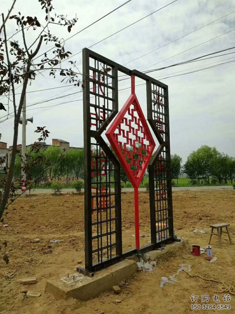 剪紙屏風雕塑廠家 切面擺件 現(xiàn)代不銹鋼屏風雕塑