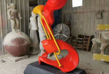 創(chuàng)意沖鋒號(hào)雕塑廠家 部隊(duì)小品 公園不銹鋼沖鋒號(hào)雕塑