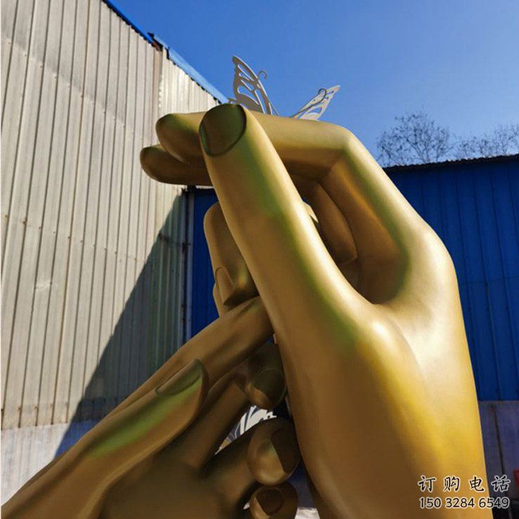 大型手掌雕塑廠家 鍛造小品 創(chuàng)意不銹鋼手掌雕塑廠