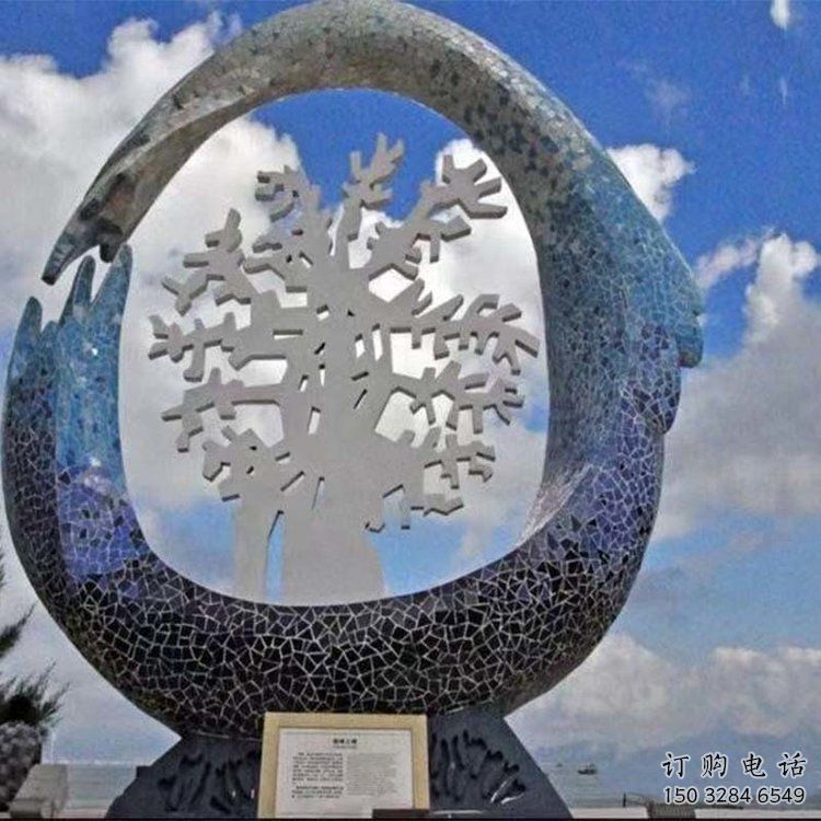 中式雪花雕塑廠(chǎng)家 烤漆小品 創(chuàng)意不銹鋼雪花雕塑廠(chǎng)