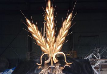 仿古麥穗雕塑廠(chǎng)家 抽象小品 房地產(chǎn)不銹鋼麥穗雕塑廠(chǎng)