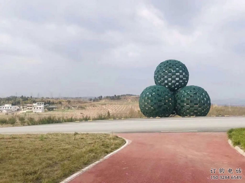 中式花椒雕塑廠家 鏤空創(chuàng)意小品 現代不銹鋼花椒雕塑廠