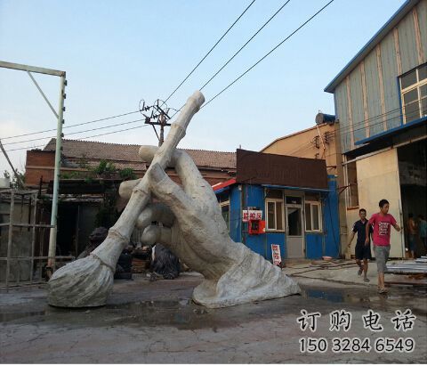 彩繪毛筆雕塑廠家 公園廣場(chǎng)擺件 街頭不銹鋼毛筆雕塑廠加工