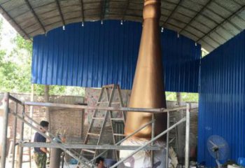 中式毛筆雕塑廠家 公園教育小品 游樂場(chǎng)不銹鋼毛筆雕塑廠