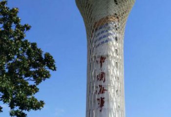 抽象話筒雕塑廠家 公園廣場小品 大型不銹鋼話筒雕塑廠