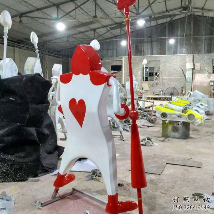 中式撲克雕塑廠家 街頭小品 游樂(lè)場(chǎng)撲克雕塑廠 中式撲克雕塑廠家 街頭小品 游樂(lè)場(chǎng)撲克雕塑廠