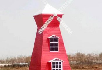 創(chuàng)意大風(fēng)車(chē)雕塑廠家 彩繪小品 公園大風(fēng)車(chē)雕塑價(jià)格