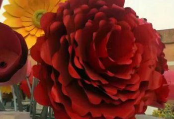 廣場(chǎng)太陽(yáng)花雕塑廠家 烤漆小品 戶外不銹鋼太陽(yáng)花雕塑廠