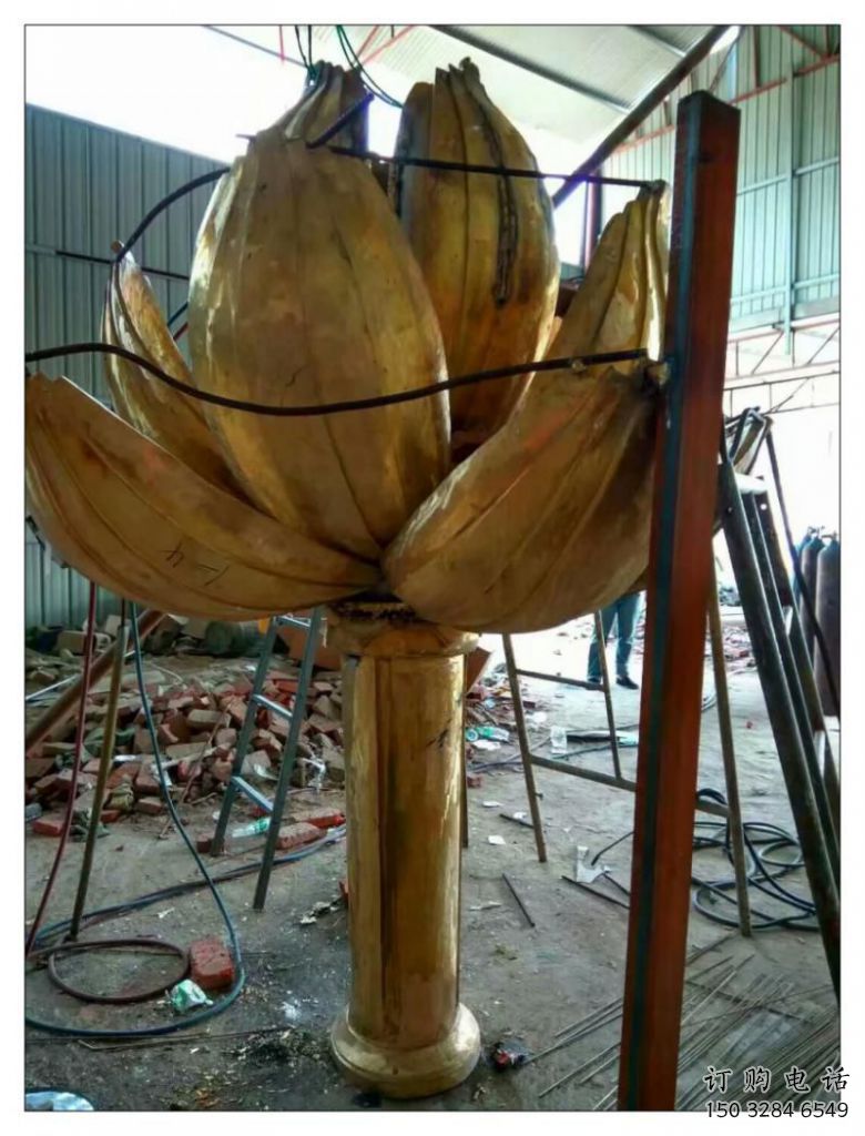 酒店金蓮雕塑廠家 烤漆小品 大型不銹鋼金蓮雕塑廠 酒店金蓮雕塑廠家 烤漆小品 大型不銹鋼金蓮雕塑廠