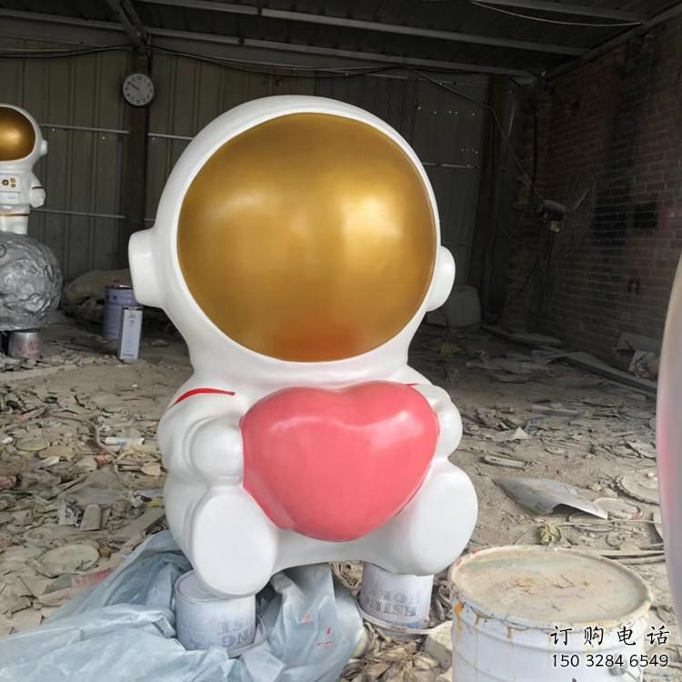 戶外太空人雕塑廠家 噴漆小品  現(xiàn)代太空人雕塑廠