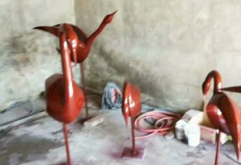 山東庭院鳥類雕塑，動物主題，鍍銅工藝