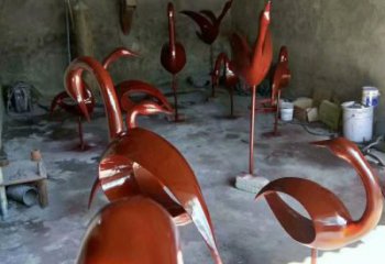 廣西醫(yī)院鳥類雕塑，海洋擺件，拉絲工藝