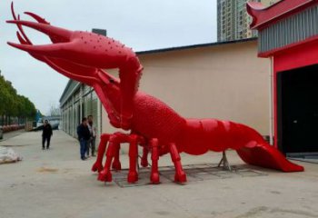 庭院龍蝦雕塑價(jià)格 城市古銅色雕塑 生物小品