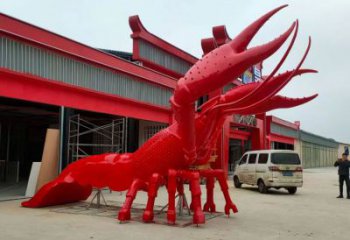 園林龍蝦雕塑生產(chǎn)商 風(fēng)景區(qū)仿真雕塑 廣場小品