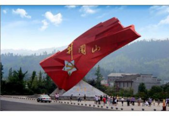 選用紅旗雕塑廠家，革命黨建雕塑，抽象效果