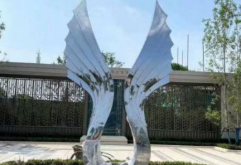 戶外翅膀雕塑廠家，公園歐式雕塑，公園工藝