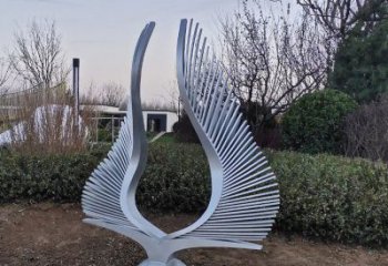 幼兒園翅膀雕塑生產(chǎn)廠家，鐵藝文化雕塑，鑄造制作