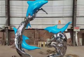 浪花雕塑廠家，抽象藝術(shù)造型，戶外廣場(chǎng)小品
