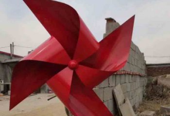 風(fēng)車(chē)雕塑展品特征 烤漆大型旋轉(zhuǎn)雕塑 歐式旋轉(zhuǎn)雕塑