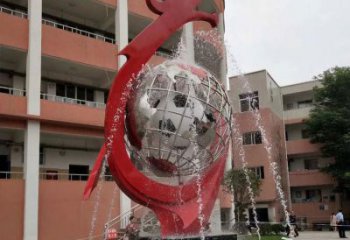 龍雕塑，噴水龍雕塑，不銹鋼龍噴水雕塑廠家