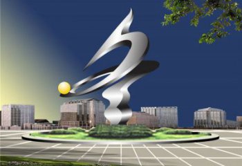 冬字雕塑供應(yīng)廠家，花園小品，不銹鋼冬字雕塑展品
