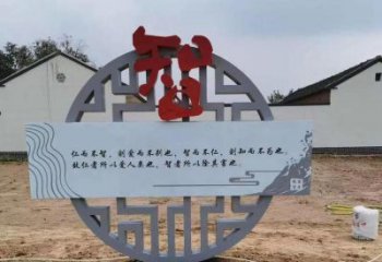 廣場廉政雕塑廠家，黨建文化題材，宣傳標識雕塑