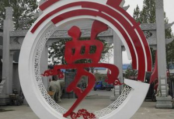 金屬夢(mèng)字雕塑制作，城市裝飾，不銹鋼夢(mèng)字雕塑標(biāo)準(zhǔn)