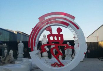 夢(mèng)字雕塑標(biāo)準(zhǔn)，彩鋼制作，不銹鋼夢(mèng)字雕塑優(yōu)價(jià)