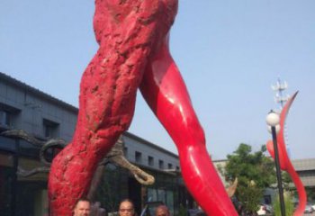 花園人字雕塑制造商，標(biāo)識雕塑，不銹鋼人字雕塑優(yōu)選廠家
