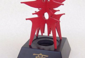 商字雕塑造型選用，美陳雕塑，不銹鋼商字雕塑標準廠家