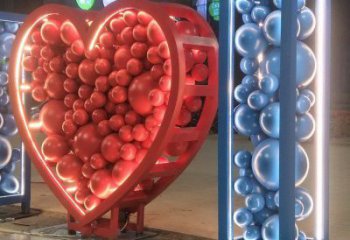 房地產(chǎn)Love雕塑精品，標(biāo)識(shí)雕塑，不銹鋼Love雕塑廠家供給