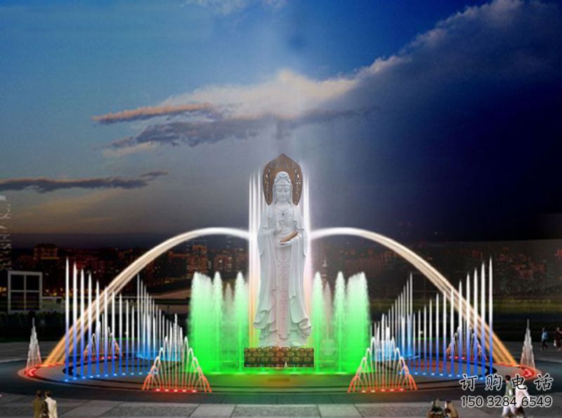 搖擺漂浮噴泉雕塑，水景藝術(shù)噴泉雕塑預(yù)定