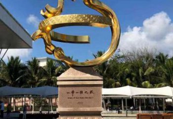 宣傳主題雕塑加工廠家，藝術(shù)形象標(biāo)識(shí)，地標(biāo)美陳雕塑
